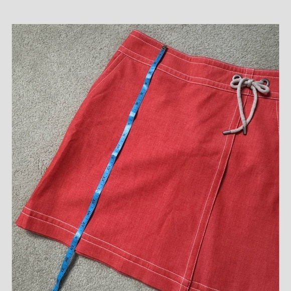 Ann Taylor Petite Skirt A-Line Faux Wrap Mini Skirt Cotton Blend Tie Detail 10P - Picture 10 of 14